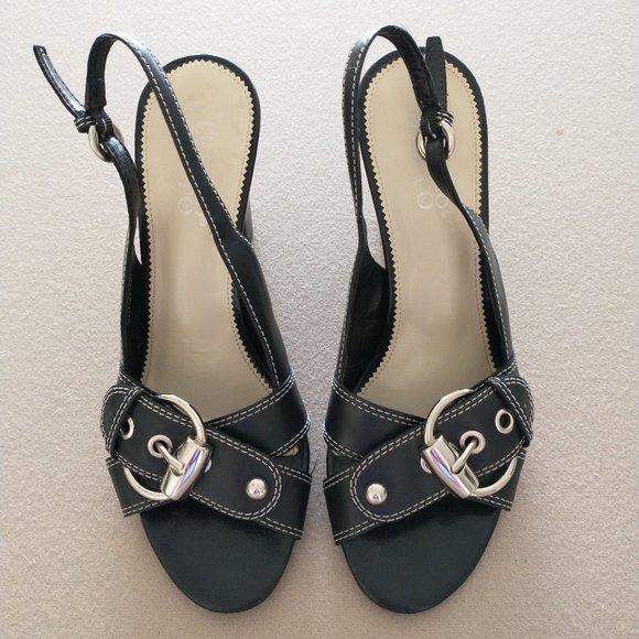 Franco Sarto size 7.5 heels - approx 4" height - Picture 1 of 15